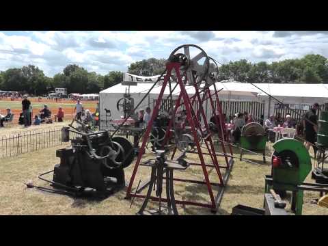 Line Shaft working demo - Bloxham Rally - England 2015