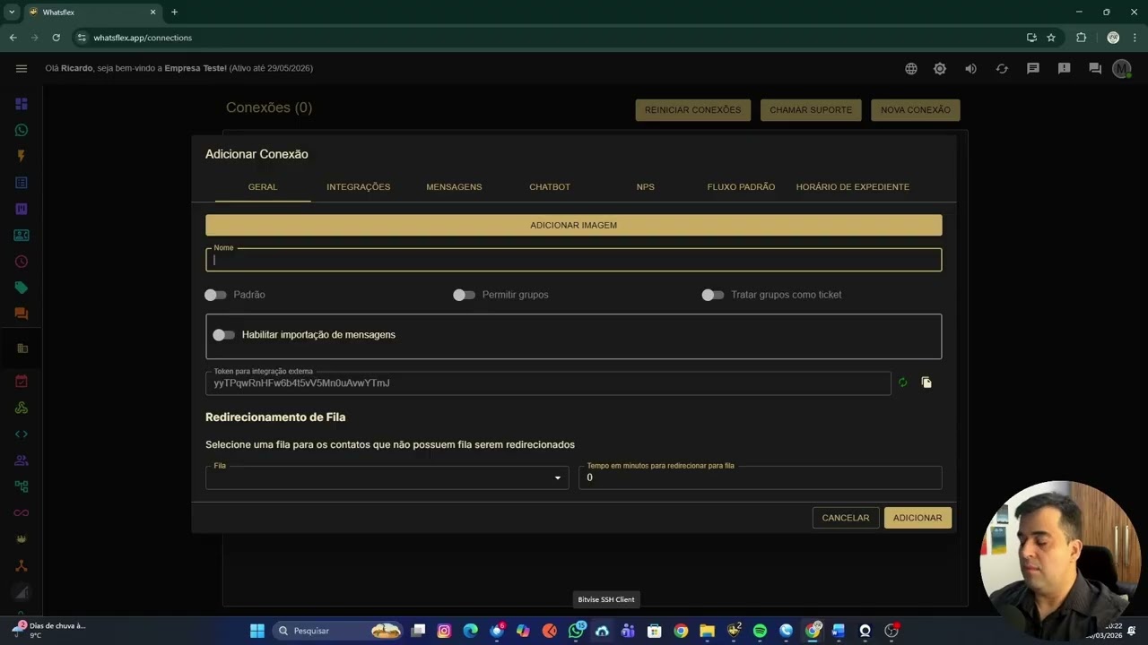 WhatsFlex #10 - Conexões