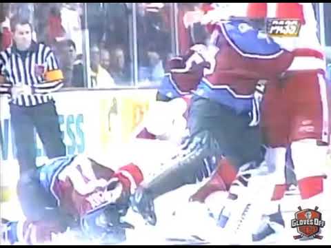 Colorado Avalanche - Detroit Red Wings Brawl: March 26, 1997