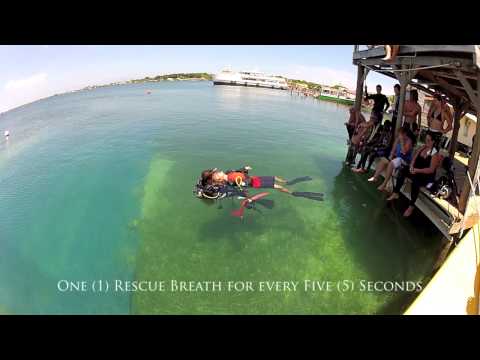 Utila Dive Center - Rescue - Exercise 7 - Unresponsive Diver at the Surface