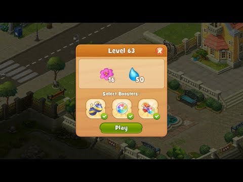 Gardenscapes Level 63 HD 1080p