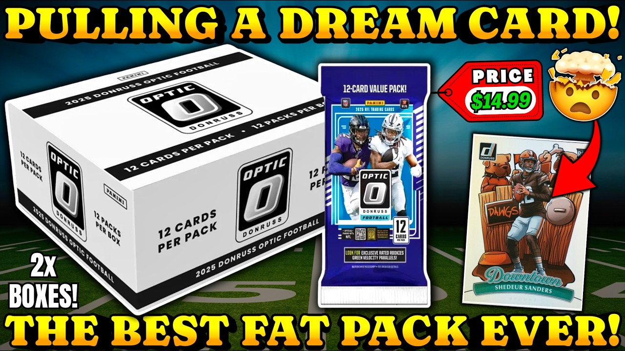 *Pulling a DREAM CARD From a $15 Pack!🤯 Optic Football Value Pack Box Review!!🏈