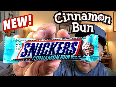 NEW SNICKERS CINNAMON BUN REVIEW