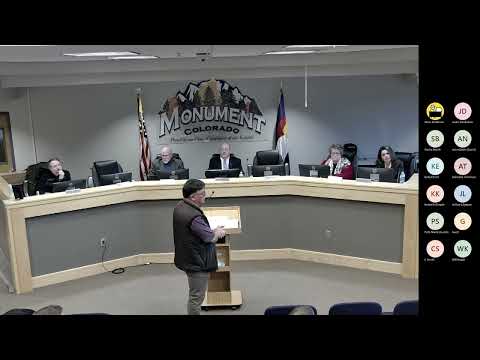 Sessão de estudo da Câmara Municipal de Town of Monument para 6 de março de 2023 às 17h30