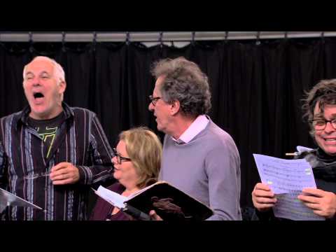 The Cast rehearse Comedy Tonight - A Funny Thing Happened on the Way to the Forum
