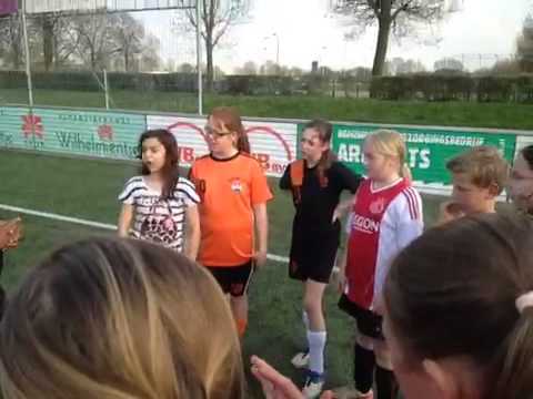 JVC Cuijk D1 (za) dames vs. JVC Cuijk D2 (za) dames 25-4-2013 18:30