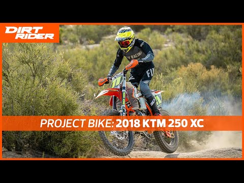 2018 KTM 250 XC Project Bike Riding Impression