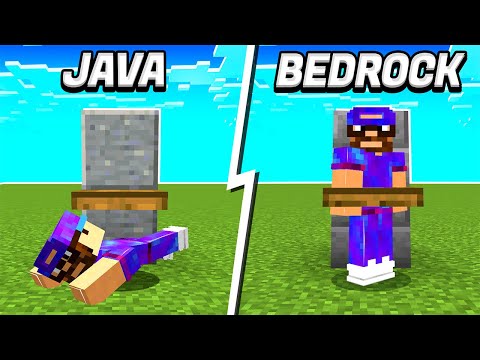 Minecraft Java VS Bedrock: The 30 Weird Differences!