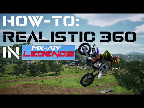 Quick tutorial on realistic 360s in MX vs ATV: Legends | w/Gamepad viewer + Slomo