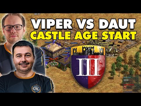 TheViper vs Daut SHOWMATCH | CASTLE AGE Start With Medium Resources