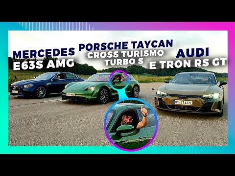 DRAGRACE Battle: Audi e-tron RS GT vs. Mercedes E63s AMG vs. Taycan Crossturismo Turbo S