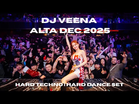 DJ VEENA @ ALTA TAICHUNG DEC 2025 | HARD TECHNO | HARD DANCE | TECHNO SET | TAIPEI TAIWAN