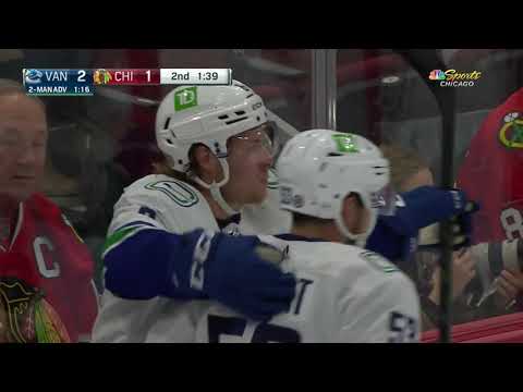 Brock Boeser Makes It 3-1 For The Vancouver Canucks On The Man Advantage