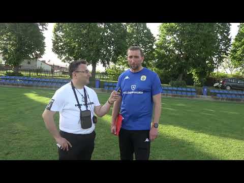 Trener Łukasz Czyżyk po meczu Błękitni Ołobok - Stal Felgenhauer Jasień 1:2 (20.05.2023)