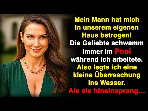 Mein Mann hat mich betrogen! Die Geliebte schwamm gerne im Pool. Also habe ich…