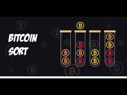 Bitcoin Sort | Sorting Games video