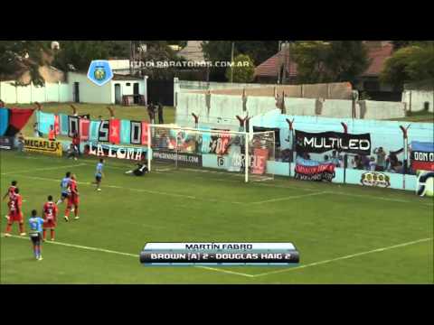 Los goles de Brown 2 Douglas 2.Fecha 26. Torneo Primera B Nacional.Fútbol Para Todos