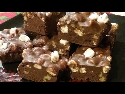 How To Make Chocolate  Fudge |Old Fashioned Rocky Road