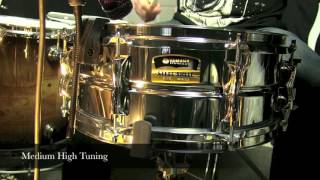 Video thumbnail for Yamaha Steel Shell SD-265 5.5x14 Snare by The Drum Shop - Portland, Maine