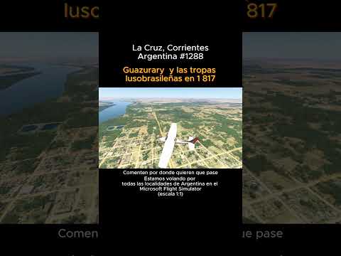 La Cruz, Corrientes desde el Microsoft Flight Simulator #lacruz #corrientes #msfs #argentina