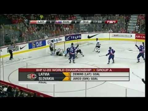 Slovakia vs. Latvia - 27 December 2011 - 2012 IIHF World Junior Championship
