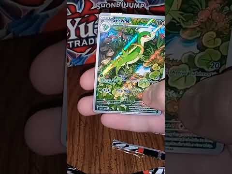 Pulling A Illustration Rare Servine Out Of Pokemon Black Bolt! #pokemon #blackbolt #cards