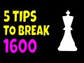 5 Tips To Break 1600 For Good! The top mistakes players rated 1600 are making and how to fix them!