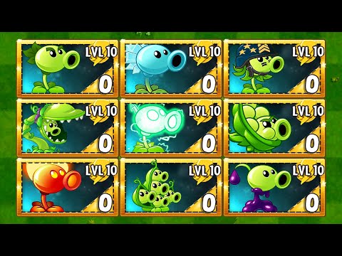 Tournament 30 PEA & Other Plants Battlez - Who Will Win? - PvZ 2 Plant vs Plant