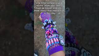 i go in public with my arms entirely covered in kandi