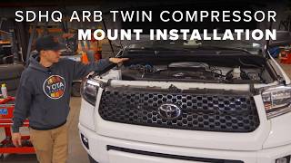 SDHQ ARB Twin Compressor Mount Install for 2007–2021 Toyota Tundra