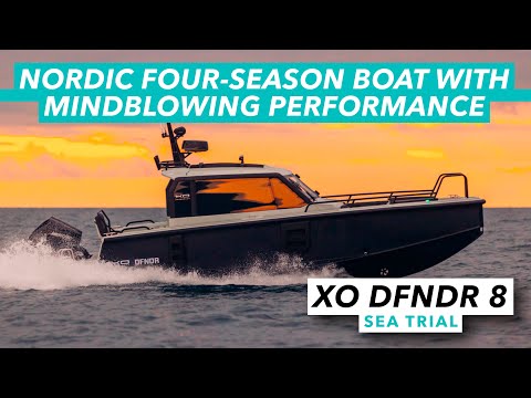 Nordic four-season boat with mind-blowing performance | XO DFNDR 8 sea trial review | MBY