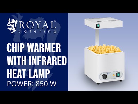 video - Chauffe frite et lampe chauffante infrarouge - 850 W
