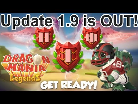 Update 1.9 is OUT! RENAMING DRAGONS + Touchdown Dragon Hatching! - Dragon Mania Legends #139