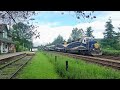 Weekend Special Rocky Mountaineer Passenger Train Passing Through Fort Langley BC