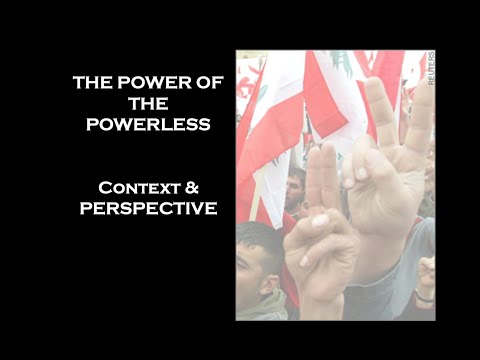 The July Webinar Series - The Power of the Powerless - (Session 01)