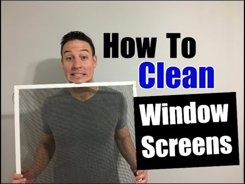 How To Clean Window Screens Even If You Don't Want To!