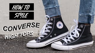 style with converse high