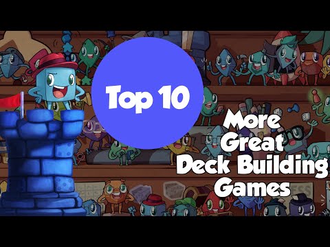 Top 10 More Great Deck Building Games - with Tom Vasel