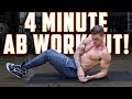 V Shred | 4 Minute Follow Along Ab Workout