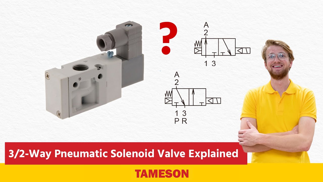 3/2-Way Pneumatic Solenoid Valve Explained | Tameson