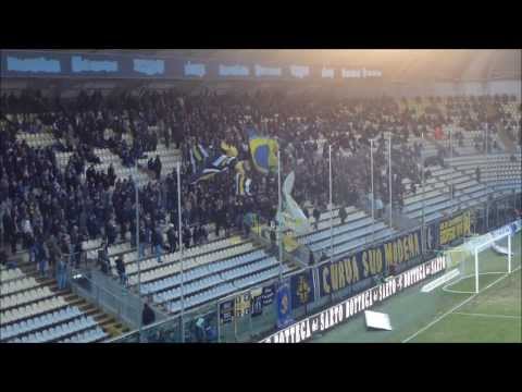 Modena - Pescara 0-1: Tifo Curva Sud Modena.