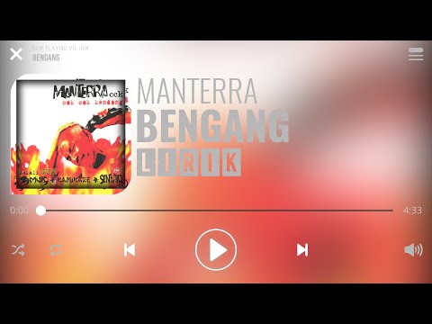 Manterra - Bengang [Lirik]