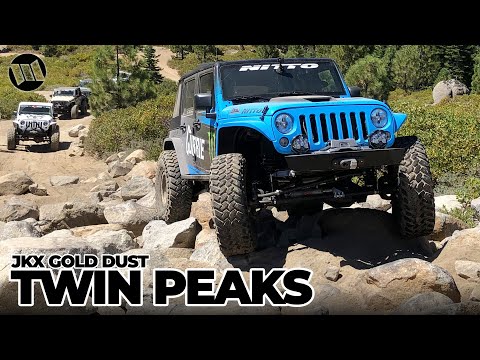 JK Experience GOLD DUST: TWIN PEAKS Jeep Wrangler Off Road Rock Crawling Adventure NITTO JKX Part 3