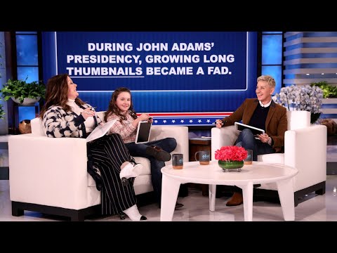 メリッサ・マッカーシー、メイシー・ヘンズリー、エレンが「Hail to the Blank」をプレイ (Melissa McCarthy, Macey Hensley, and Ellen Play 'Hail to the Blank')