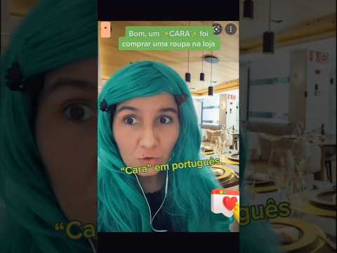 “Cara” em português #espanol #portugues #idiomas #languages #brasil #espanhol
