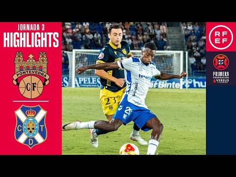 Resumen #PrimeraFederación | Pontevedra CF 0-2 CD Tenerife | Jornada 3 | Temp. 25/26