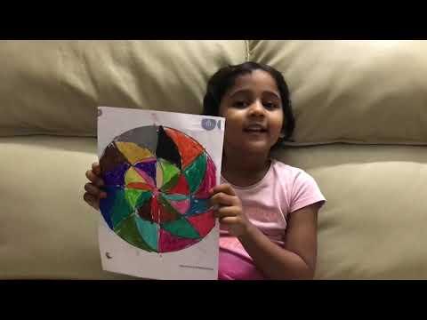 Mandala coloring by Vriti