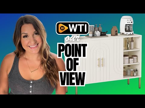 White Sideboard Buffet Cabinet - WTI product video review
