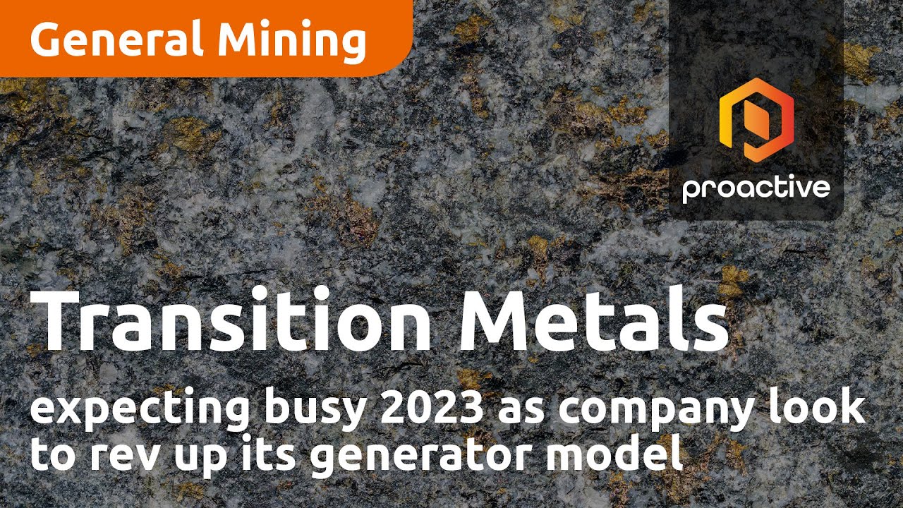 Transition Metals expecting busy 2023 as company look to rev up its generator model