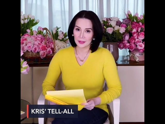 Here’s a wrap of Kris Aquino’s ‘tell-all’ video